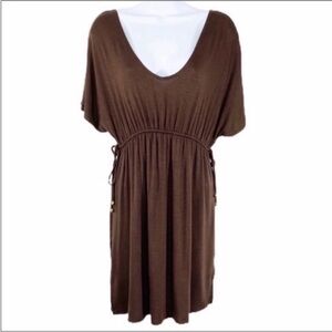 MERONA swim cover up dress S brown